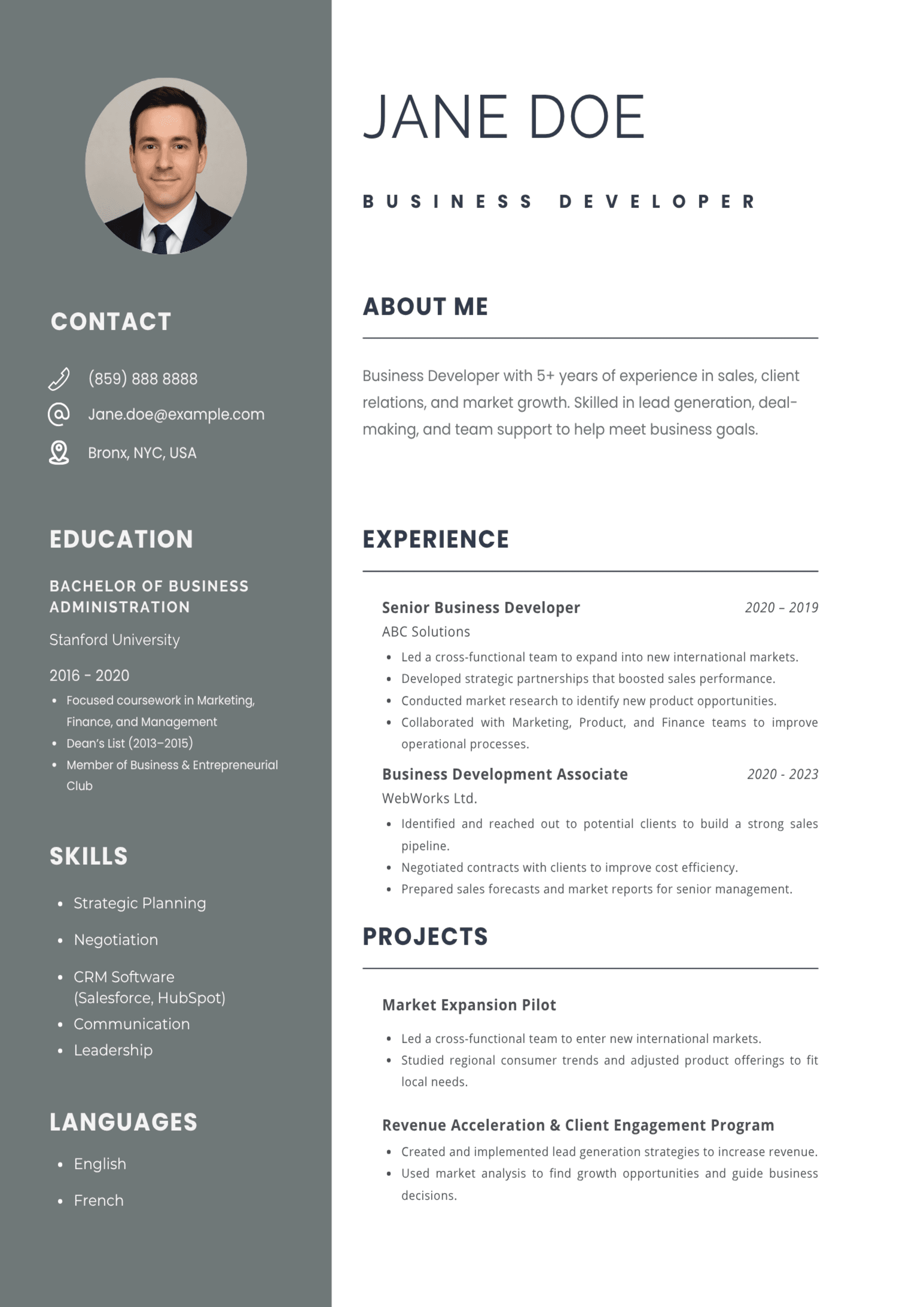 Original resume before AI optimization showing basic formatting and generic content that fails to pass ATS screening